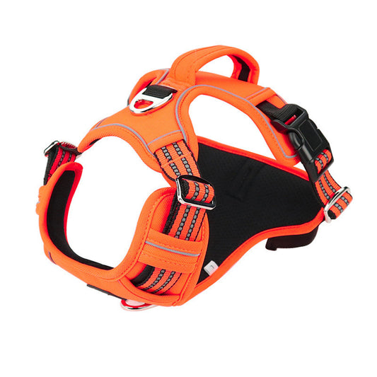 Durable Waterproof Pet Harness with Vertical Handle